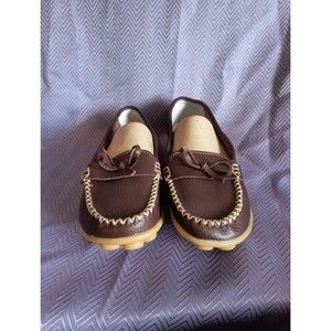 Comfy Foot Gear Loafers Shoes Women's EUR 38 US 7 Brown
